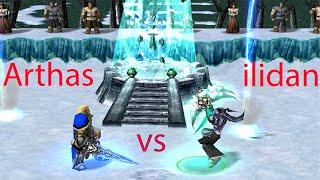 Arthas Frostmourne  solo Ilidan - Who is the strongest hero in warcraft3