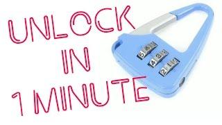 How to Open any Number Lock in 1 Min | Full tutorial Unlock | Life Hacks | KesPra 