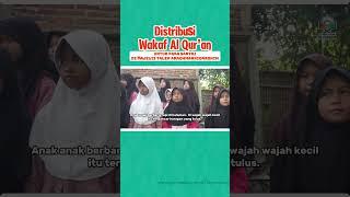 Distribusi Wakaf Qur'an