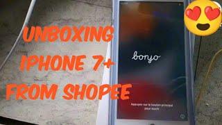 UNBOXING IPHONE 7+ FROM SHOPEE