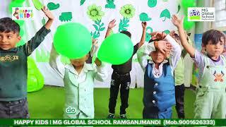 The Color Green Song | Dance | HAPPY KIDS | MG GLOBAL SCHOOL RAMGANJMANDI #Greencolorday