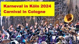 Karneval Samstag in Köln 2024