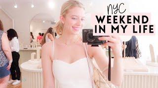 VLOG* NYC Jimmy Rooftop Bar, Biking, Mejuri, Drybar, SoHo, Fanelli Cafe, Freemans