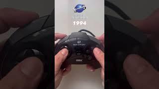 Sega Controller Evolution [1998-1998] #asmrgaming #sega #sonic #sonicthehedgehog #segagenesis