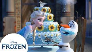 Elsa Decorates for Anna's Birthday Surprise | Frozen Fever