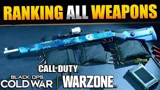 Ranking All 93 Warzone Weapons with Meta/Top Gun Class Setups/Loadouts | Cold War Warzone Season 1