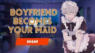 [M4M] Boyfriend Becomes Your Maid [Willing Speaker] [Tsundere] [ASMR]