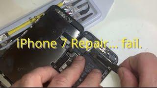 iPhone 7 Repair fail / Don't clean your phone with hand sanitiser!