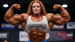 FBB Ai Muscle Girl | 08 Female Bodybuilding Giantess growth Muscular Woman