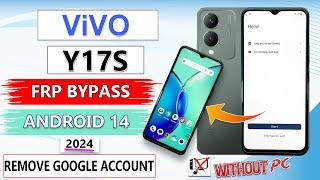 Vivo Y17s Android 14 - How To Bypass Google Account (Frp) Lock (2024) Vivo Y17s V2310 Frp Without Pc