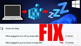 Windows 11 Doesn't Sleep Automatically