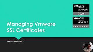 Managing VMware SSL Certificates | VMCA intermediate CA mode [tutorial] - Final Part