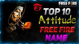 Top 10 Dangerous Name For Free Fire 2022 | Best Name For Free Fire | Free Fire Attitude Name