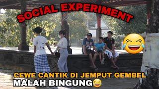 CEWE CANTIK DI JEMPUT GEMBEL | SOCIAL EXPERIMENT