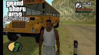 GTA San andreas  school bus школьный автобус(обзор)[видео]