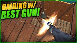 RAIDING WITH BEST GUN + NEW Rating Board | Raft Mobile / Ocean Nomad