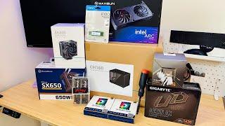 MINI ITX PC BUILDLETS BUILD A GAMING PC - PC BUILD LIVE STREAM   