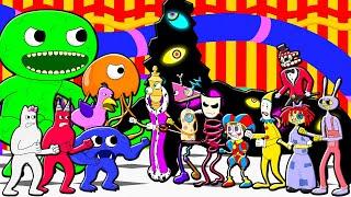 ALL SERIES ABSTRACT & ALL THE AMAZING DIGITAL CIRCUS VS ALL GARTEN OF BANBAN! Cartoon Animation