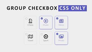 Custom Checkbox CSS Only | Styling Checkbox | CSS Tutorial