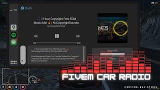 FiveM Car Radio Script #fivem #qbcore #esx #radio