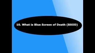 What is Blue Screen of Death BSOD?