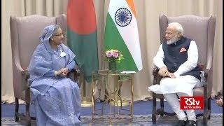 PM Modi meets PM Sheikh Hasina of Bangladesh