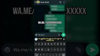 Envía WhatsApp sin tener el número guardado en tus contactos #fyp #pctips #MACx1000 #oscaremeh