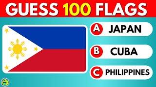 Guess And Learn 100 Flags! FLAG QUIZ