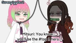 Two enter, one Leaves // Nezuko and Mitsuri (Gacha Trend) | meme |