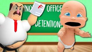 Baby Escapes EVIL PRINCIPAL!