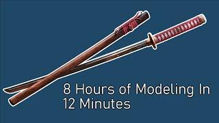 Katana In Blender | Chill Modeling Time-lapse