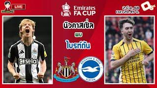 LIVE เชียร์สด : นิวคาสเซิ่ล พบ ไบรท์ตัน | สาลิกาดงดวลนกนางนวล เอฟเอคัพ รอบ 5