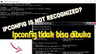 Cara Mengatasi ipconfig is not recognized as an internal or external command di Windows 7/8/10