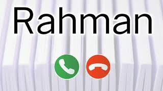 Rahman Name Ringtone | Rahman Naam Ki Ringtone | Mobile Ringtone