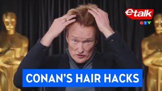 Conan O'Brien reveals Oscars 2025 hair secrets | Interview