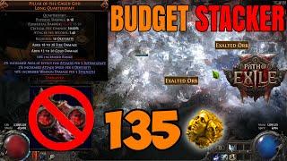 135EX BUDGET Pillar Stacker T15s NO HOWA Perma Freeze Invoker Monk build guide Path of Exile 2 POE 2