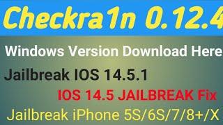 Jailbreak IOS 14.5.1 With Checkra1n 0.12.4 ios 14.5 Fix | Checkra1n 0.12.4 For Windows Download Here