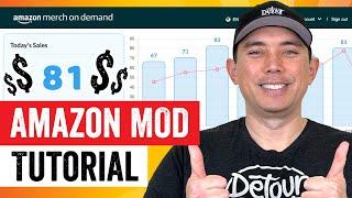 Amazon Merch on Demand Tutorial (2023) Tips for Niche Research, Design and Titles