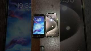 iPhone 6s on iOS 13 vs iPhone X on iOS 16 boot up test #shorts #iphone6s #ios13 #iphonex #ios16