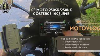 Cf Moto 250 Sr tuşsuz gösterge detayları servis kilometresi sıfırlama #keşfet #250sr #250nk #cfmoto