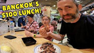 $100 FOOD COURT in BANGKOK, THAILAND  | Siam Paragon Mall