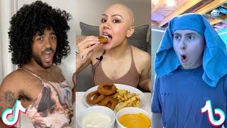 ASMR Mukbang Storytime  @Mark Adams @Luke Davidson @Jane Mukbangs Skits Tiktok Compilations #1