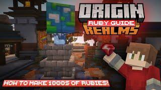 Origin Realms : Ultimate Guide to Making Rubies!
