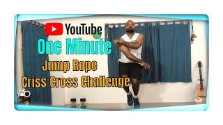 One Minute Criss cross jump rope Challenge