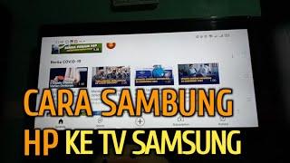 Cara Mudah sambung HP android Realme ke TV Samsung tanpa Kabel dengan menggunakan Screen Mirroring