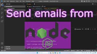 How to send an email with Node.js from your gmail account