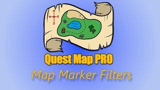 Quest Map Pro - Map Marker Filter Widget Demonstration