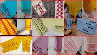 Top 60+ trouser design 2024 / Pakistani trouser design / party wear pant plazo design for girls