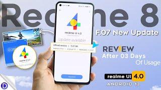 Realme 8 Android 13 New Update | Realme 8 F.07 New Update Full Review | 4G+  Battery | Camera 