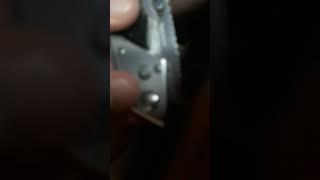 How to open a folding knife